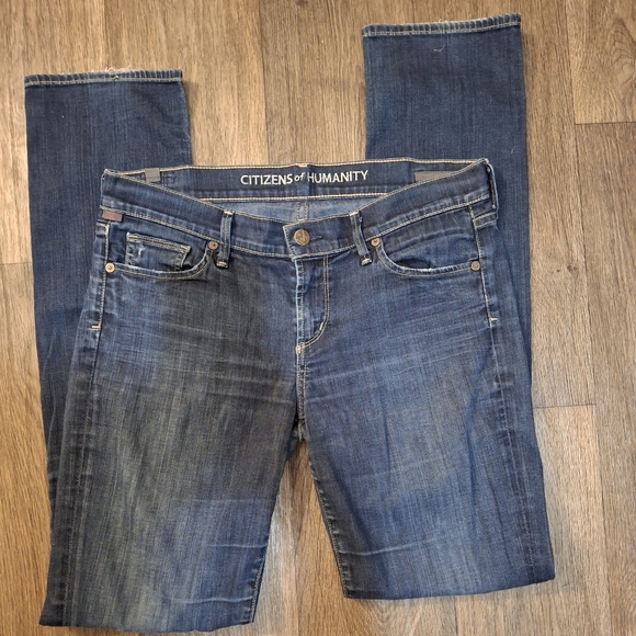 Citizens of Humanity by Jerome Dahan Ava Low Rise Straight Leg Jeans.  - Picture 14 of 16